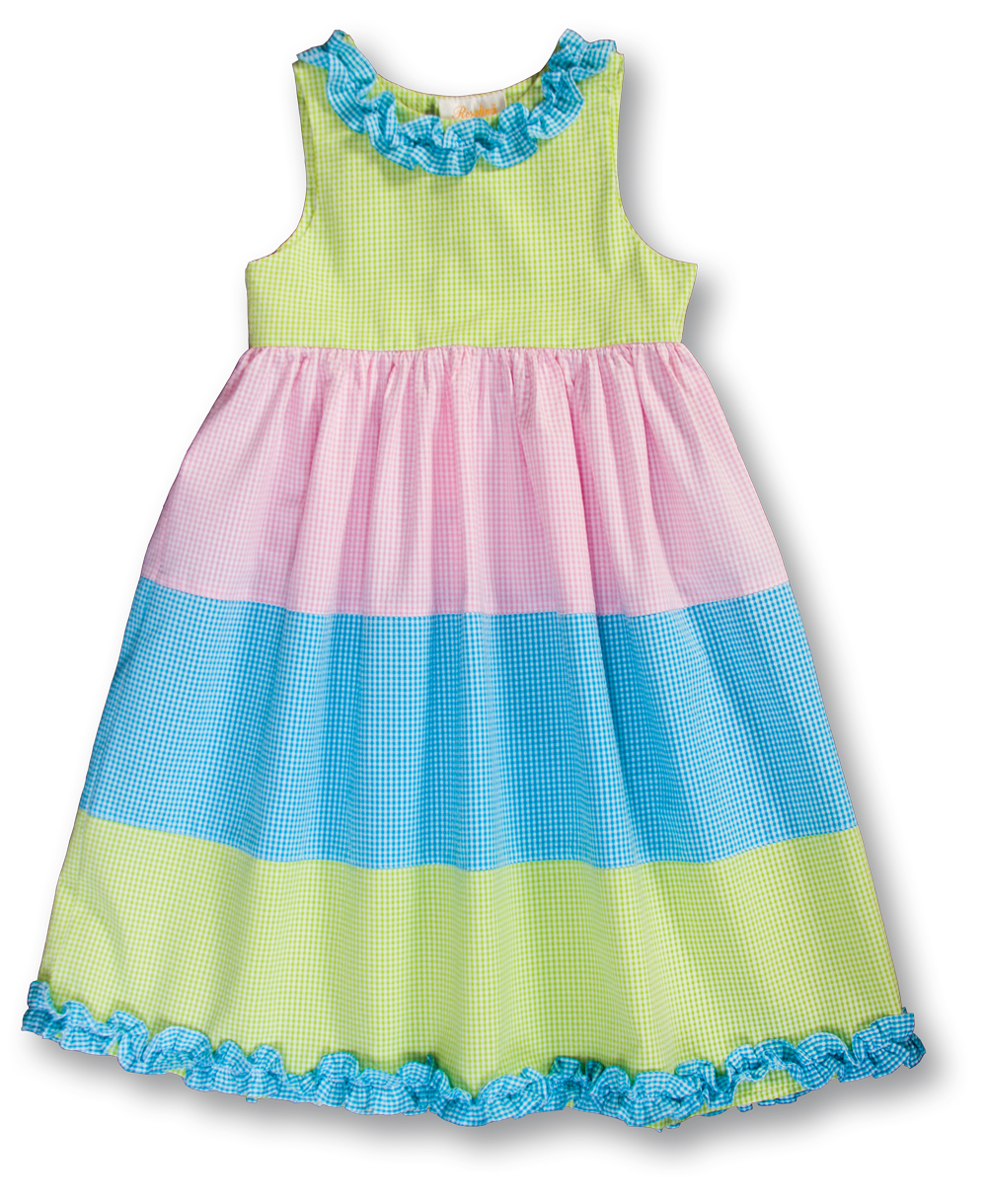 Sundress Multi Color Sheer Sucker